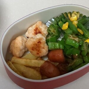 焼き鳥✨鶏肉だんご～豚肉～鶏肉で